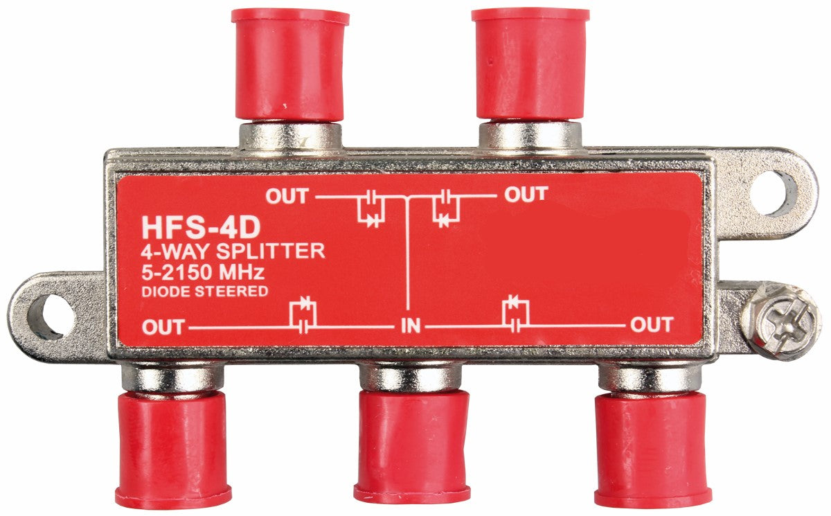 4-Way 2.4 GHz HD/Satellite Line Splitter – Cody-Talbert
